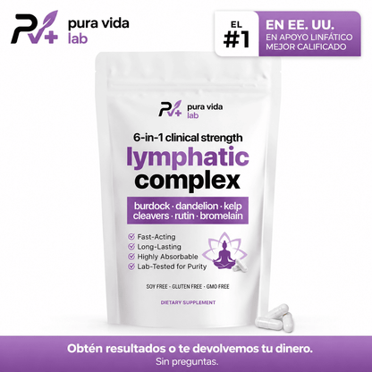 6 en 1 Fórmula Linfática – Apoyo al Drenaje, Hinchazón y Bienestar corporal