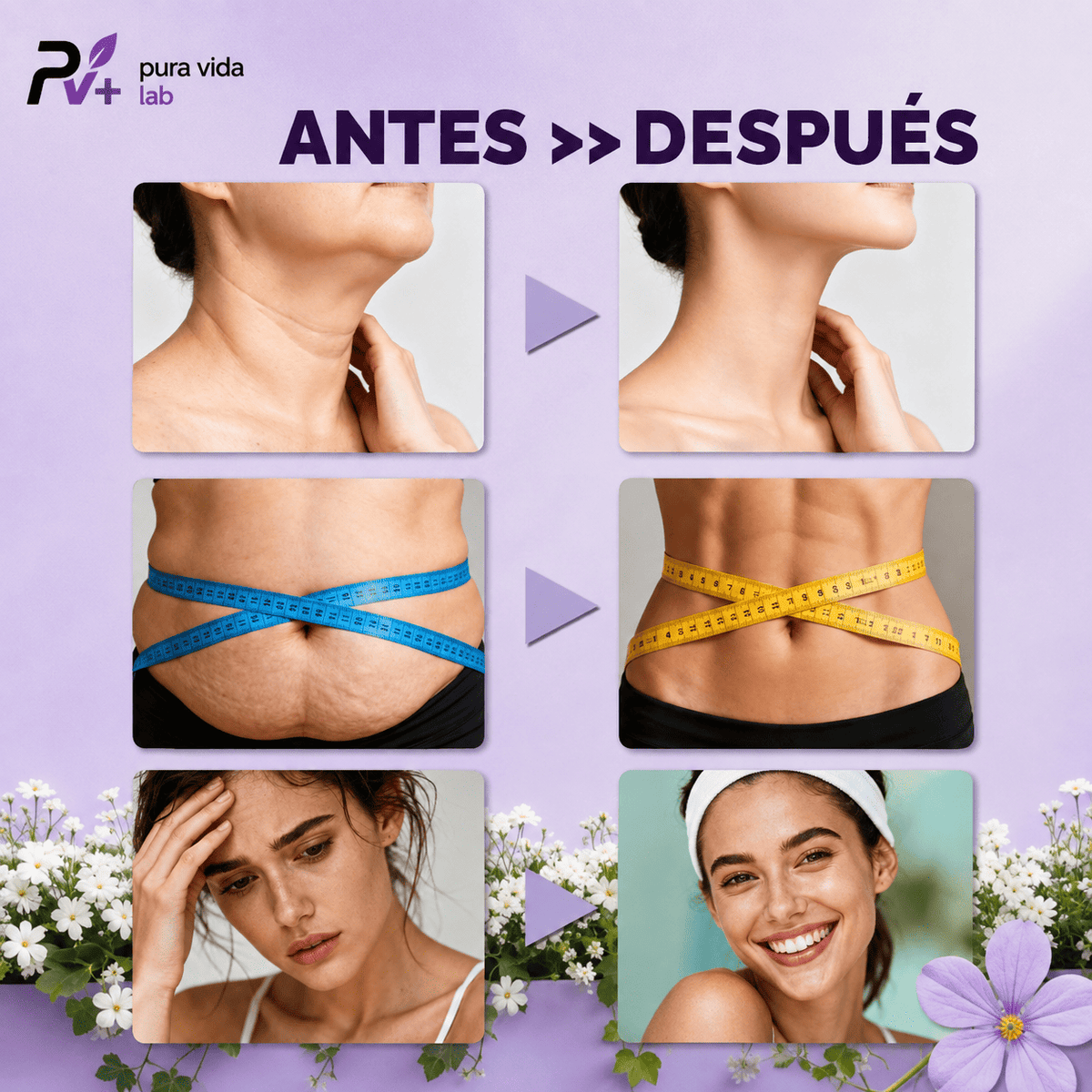 6 en 1 Fórmula Linfática – Apoyo al Drenaje, Hinchazón y Bienestar corporal